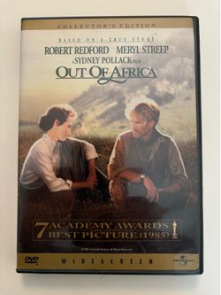 Out of Africa on DVD