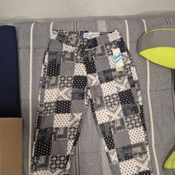 Paisley Print Joggers