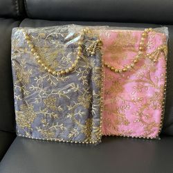 Silk Embroidered Bags - $5 each 