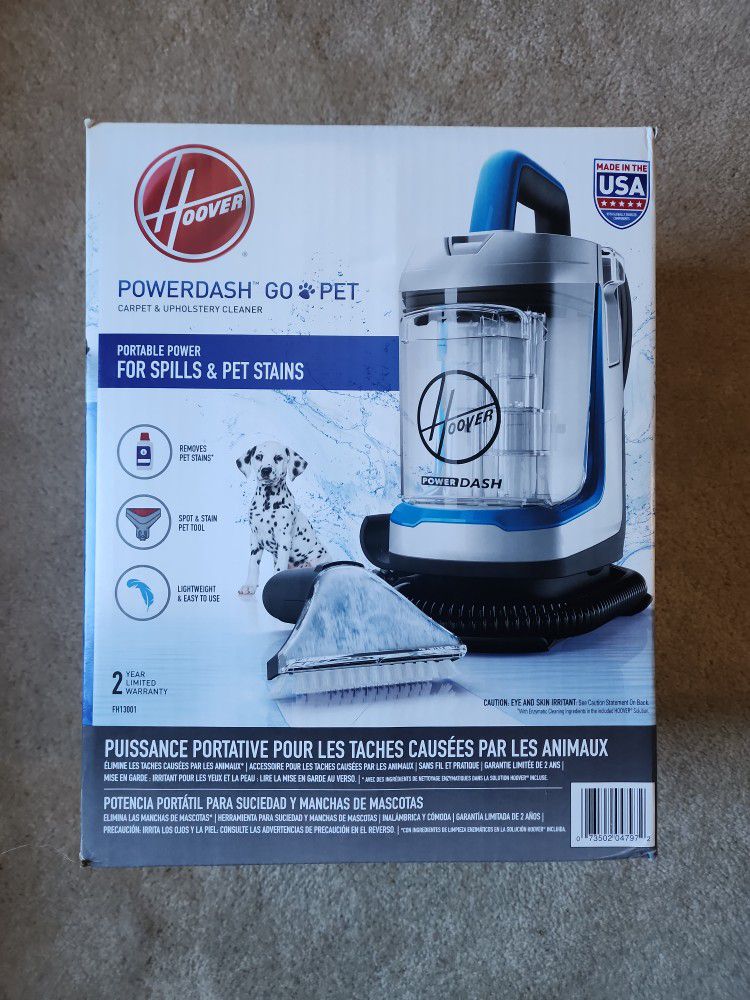 Hoover Powerdash Go Pet Carpet Shampooer, Car Cleaner, Wet/Dry Vac