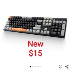 Keyboard for a computer and gaming.