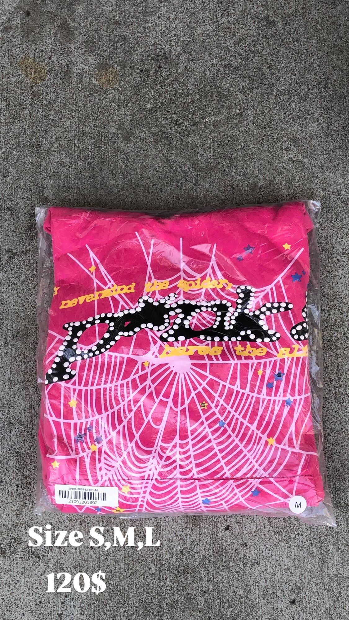 Pink Spider Hoodie 