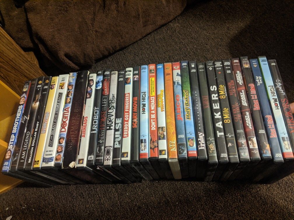 DVD's. All good condition and work.