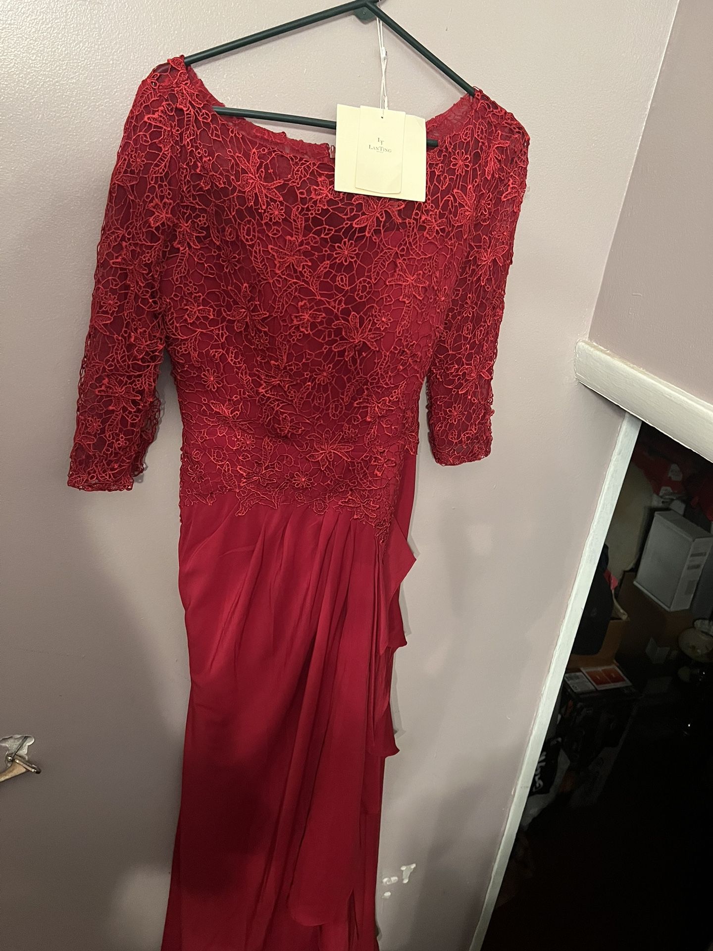 Lanting Bridal Dress Red New Size 10-12.