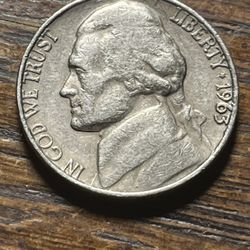 1963 D Nickel