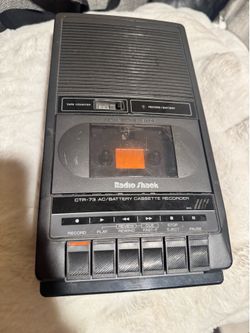 Cassette recorder player RadioShack