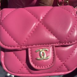 Pink Channel Purse 