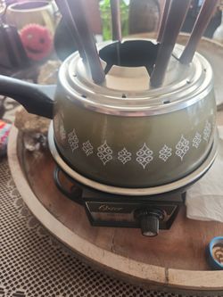 Vintage Fondue warmer like new