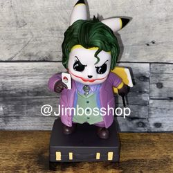Dc Joker Pokemon Pikachu Pvc Statue Figure Toy