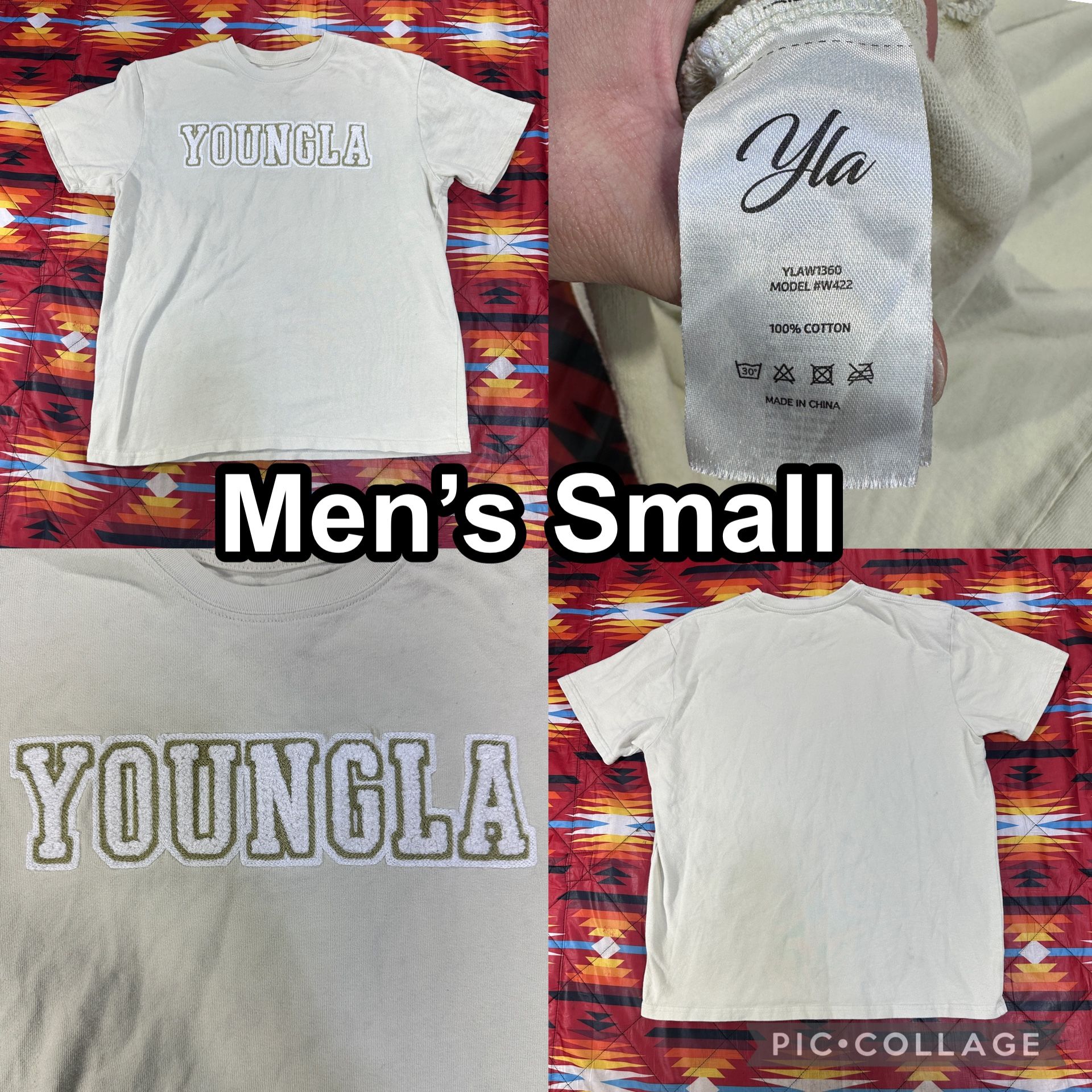 YoungLA Green Short Sleeve T-Shirt Men’s Size Small
