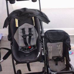 Safety First Carseat / Car seat Stroller /And Extra Attckent Stoller