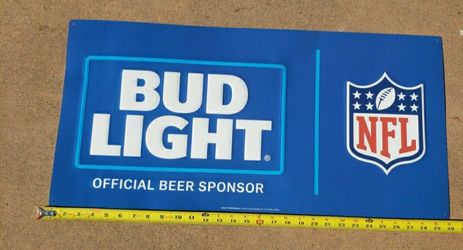 Bud light beer Sign