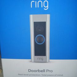 Ring Doorbell Pro New Inbox Never Opened@50$Got It As A Gift But Recently Moved Into A Secured Access Apartment And NowHave No Use For It 