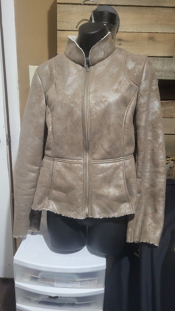Nice Warm Comfortable Taupe Rampage Jacket