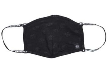 Pre Owned Good Chrome Hearts Face Mask Monogram Cotton Black One Size