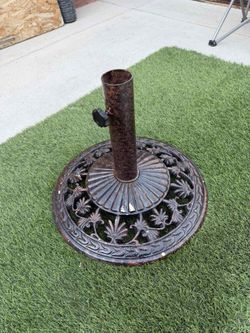 Cast Iron Patio Umbrella Base Stand