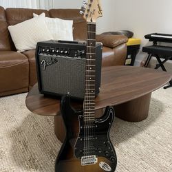 Stratocaster plus Fender Amp (like new)