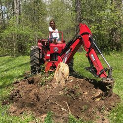 2021 WoodMax 8600 back hoe attachment
