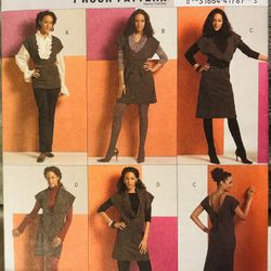 Butterick B5100 Fast & Easy 1 Hour Dress Pattern  Size L-XL Uncut