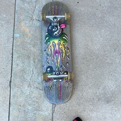 Lightning Blue Skateboard 