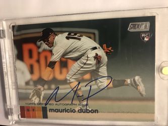 Mauricio Dubon Rookie Autograph