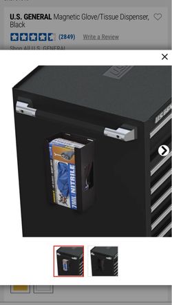 U.S. GENERAL Magnetic Glove/Tissue Dispenser
