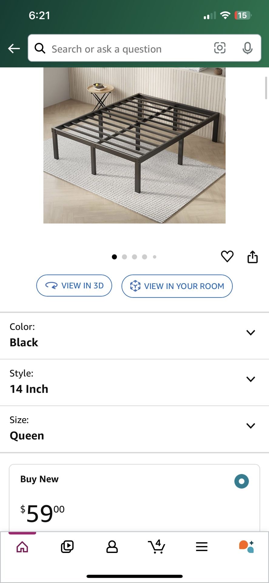 Queen Bed And Bed Frame