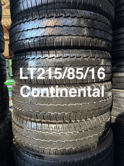 LT215/85/16 (4) Continental VanContact A/S