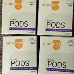 New In Box Omnipods 5 Sealed