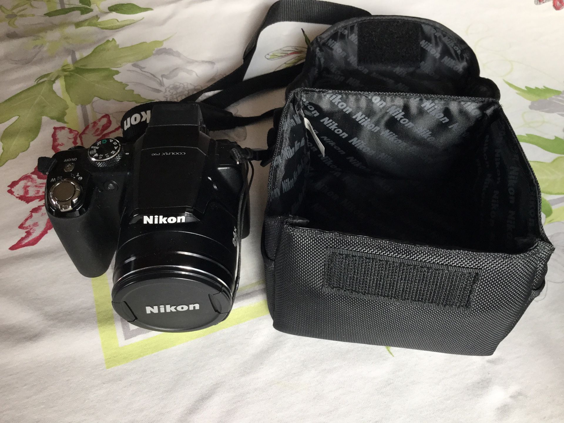 Nikon Coolpix P90 12.1MP Digital Camera with 24x Wide Angle Optical Vi