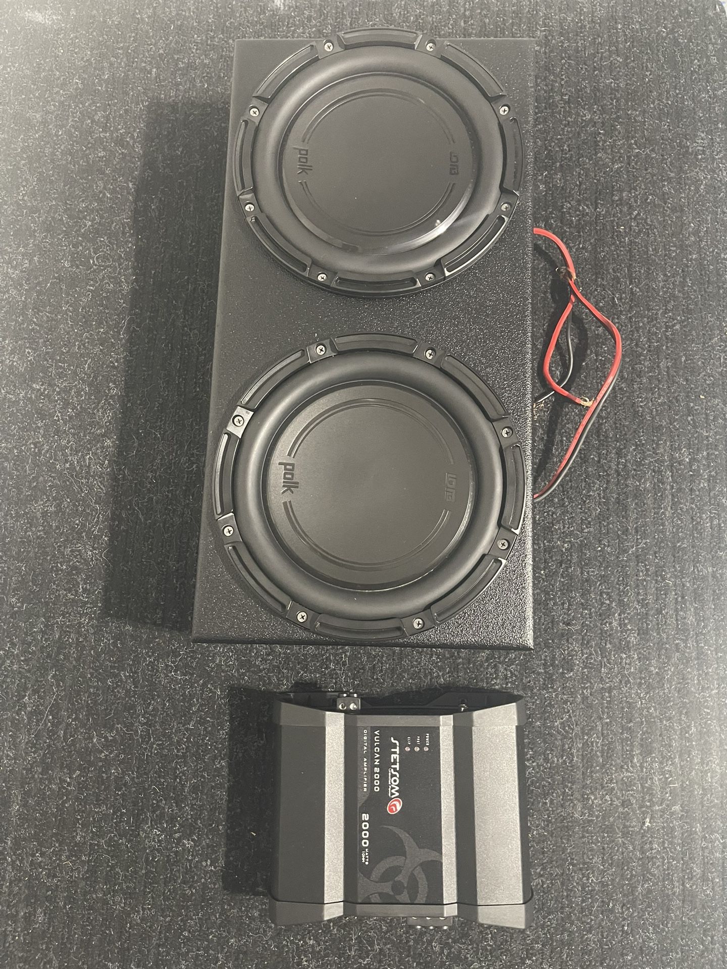 Speakers w/amp