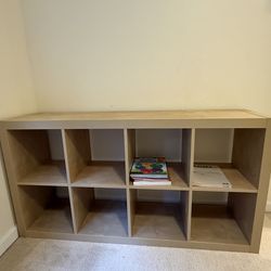IKEA Kallax Birch Shelving Unit (2x4)
