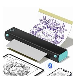 Portable Wireless Tattoo Stencil Printer 