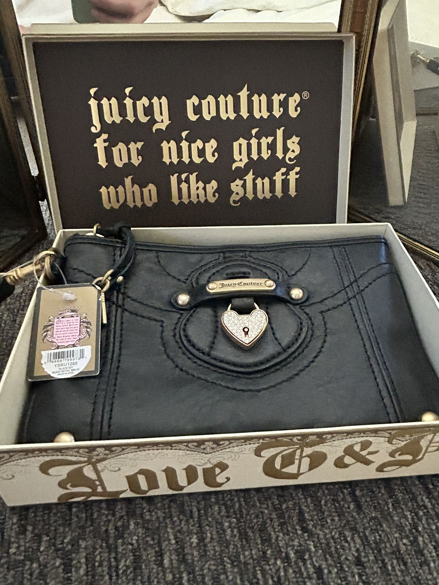 Vintage juicy couture wallet in original box with tags