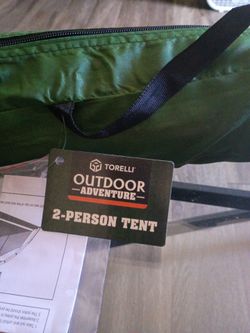 TORELLI outdoor adventures two-person tent