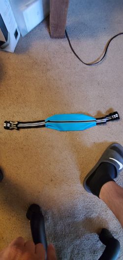 Blue water proof fanny pack