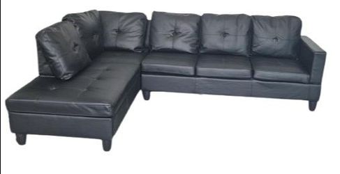 L-Sectional Cough with Ottoman