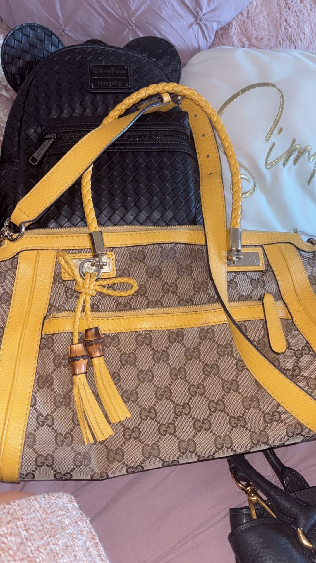 Gucci Authentic Canvas Bella Purse