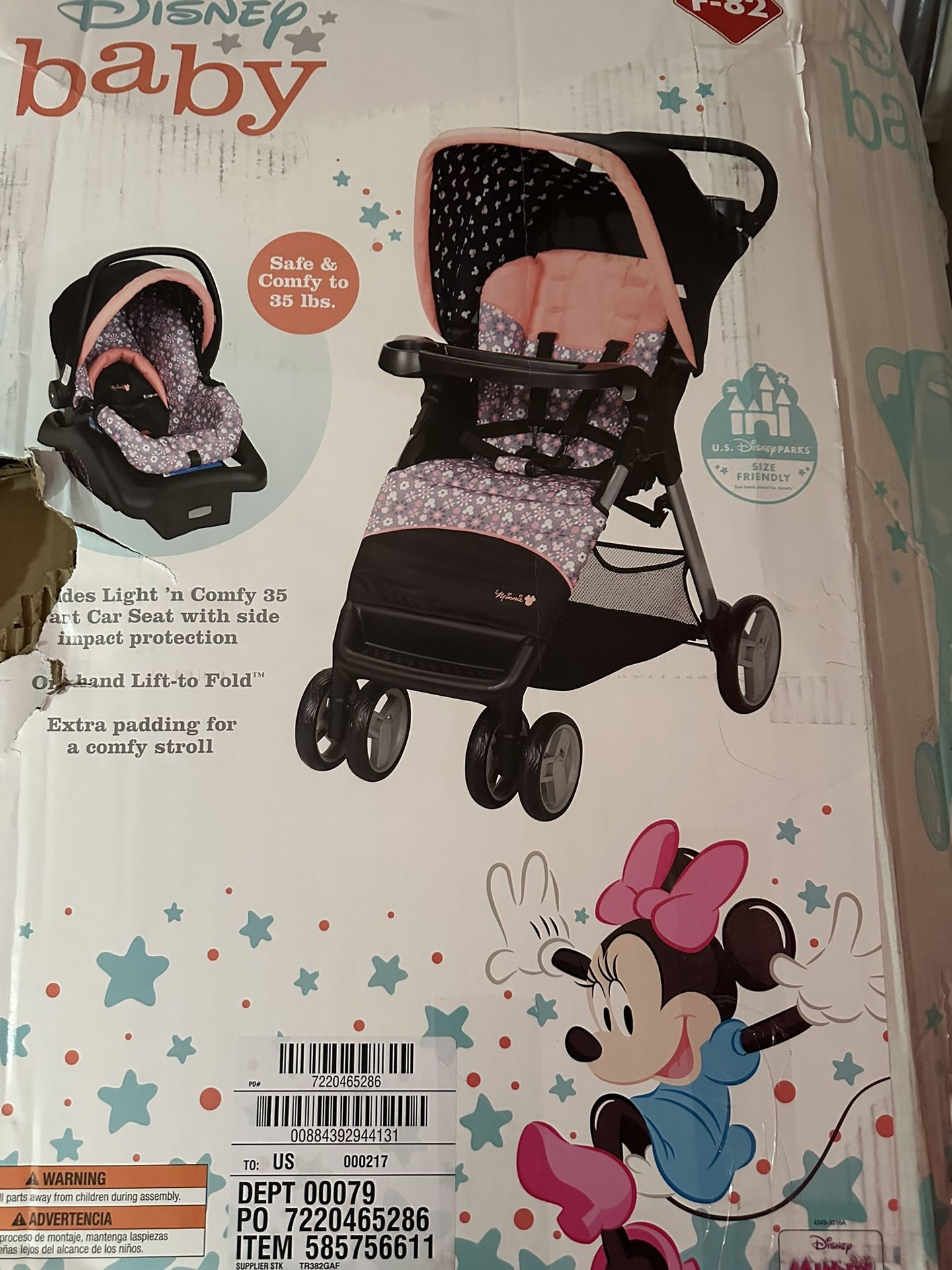 Stroller With Attachable Car Seat Brand New