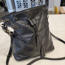 Black Leather Purse