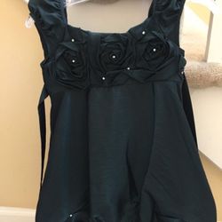 Green Girl's Biscotti Holiday/party dress Size 6