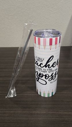 Teacher appreciation tumbler