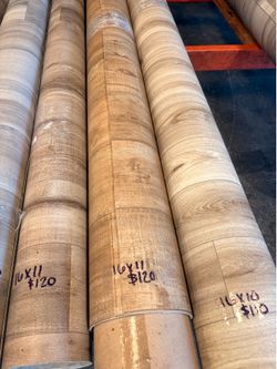 Sheet vinyl remnants $120