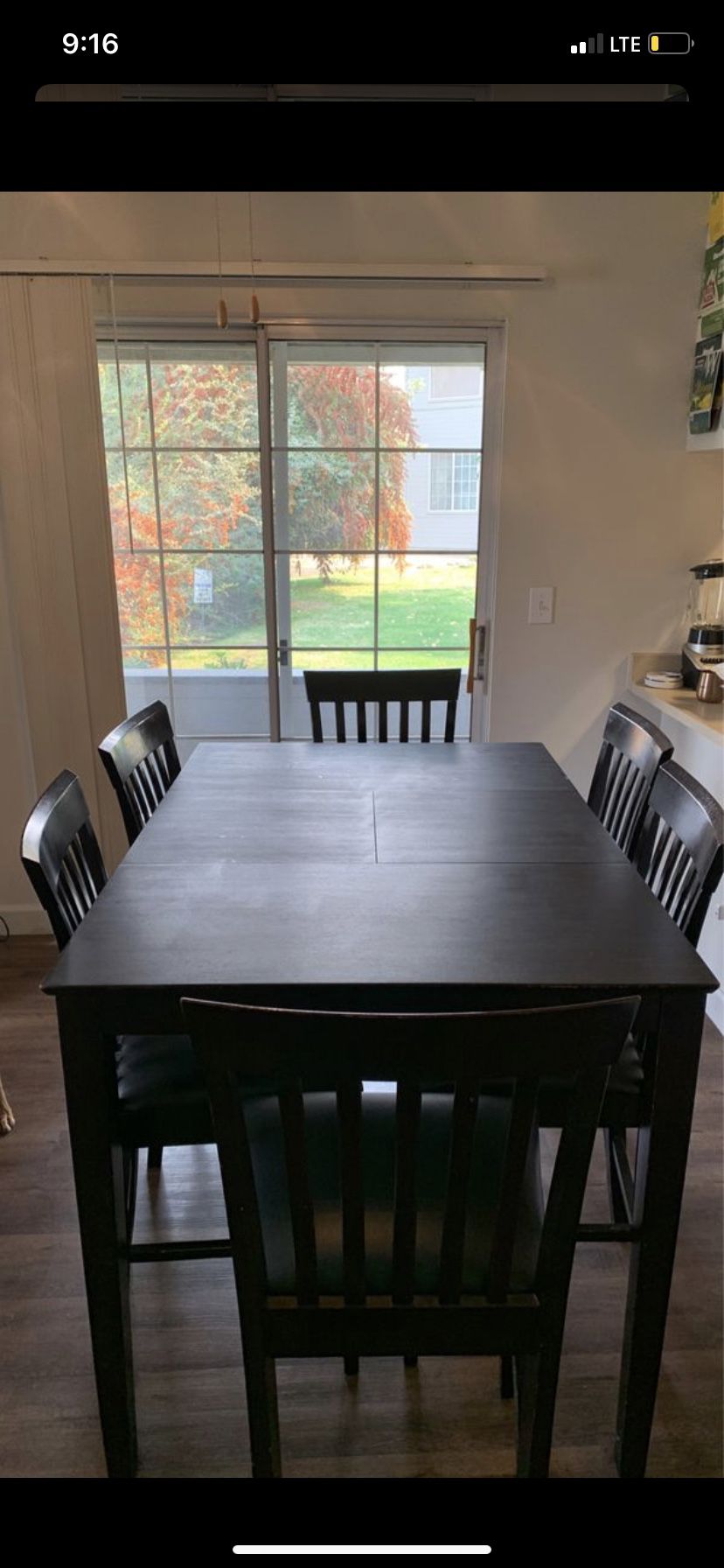 6 seating table with leaf