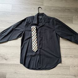 Bill Robinson Shirt And Tie Set Men’s Large