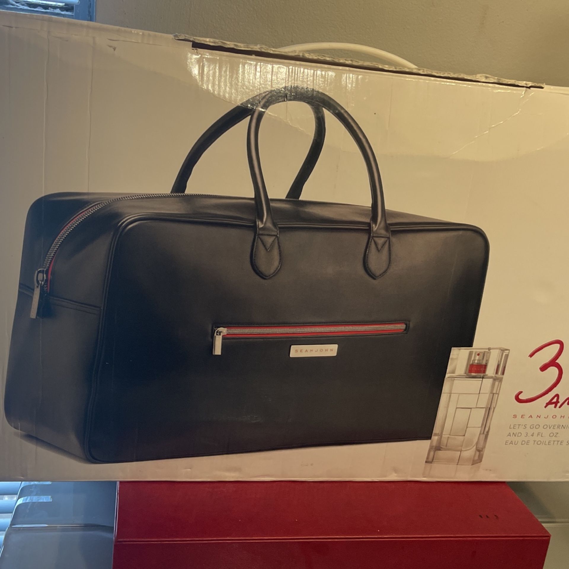 3am Sean John 3.4 Edt Men Cologne And Travel Bag