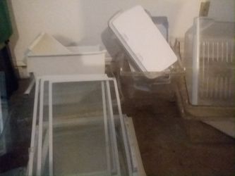 Refrigerator replacement shelves