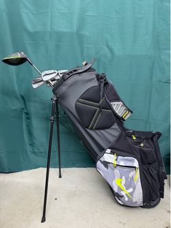 Mizuno mx-17 irons set with Nike hybrid bag
