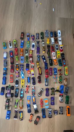 Huge Bulk Lot of 120 Hot Wheels Cars – Custom '62 Chevy, Mustangs, Monsters, More!