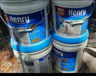 5gal buckets tropicool. Roof sealant